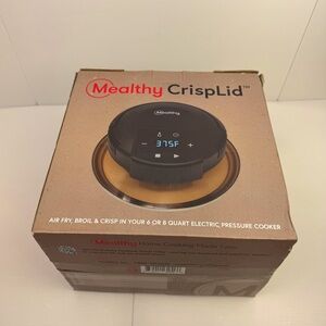 Mealthy CrispLid 1000 Watt Electric Pressure Cooker Lid - Black New